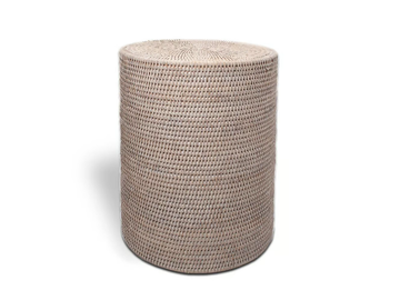 BASKET - Rattan bathroom stool by DECOR WALTHER - view 3